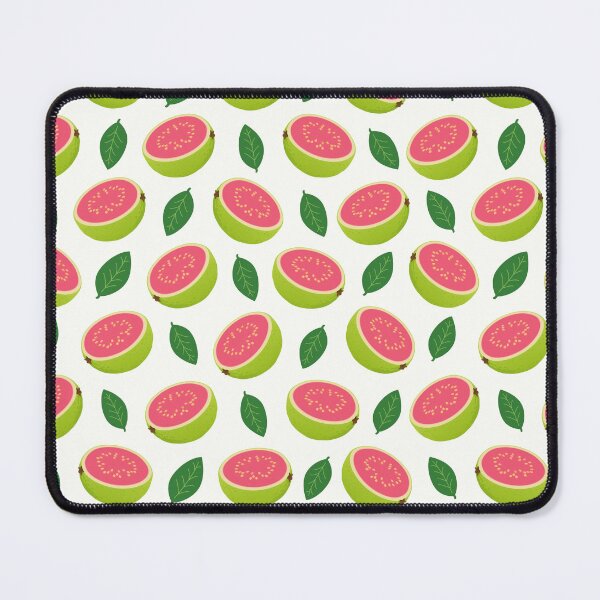 Item preview, Guava Fruit Green Leaf Seamless Pattern designed and sold by teeperfect.