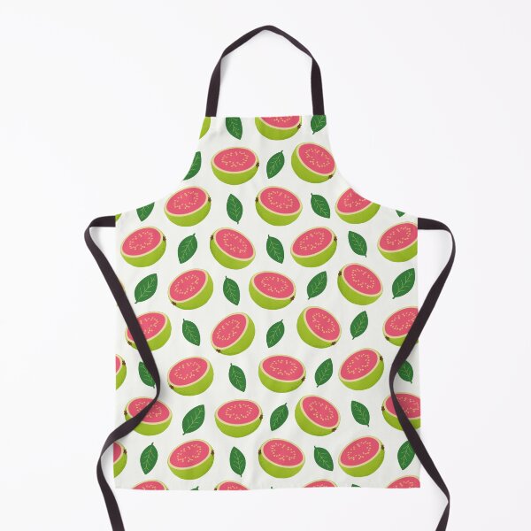 Item preview, Guava Fruit Green Leaf Seamless Pattern designed and sold by teeperfect.