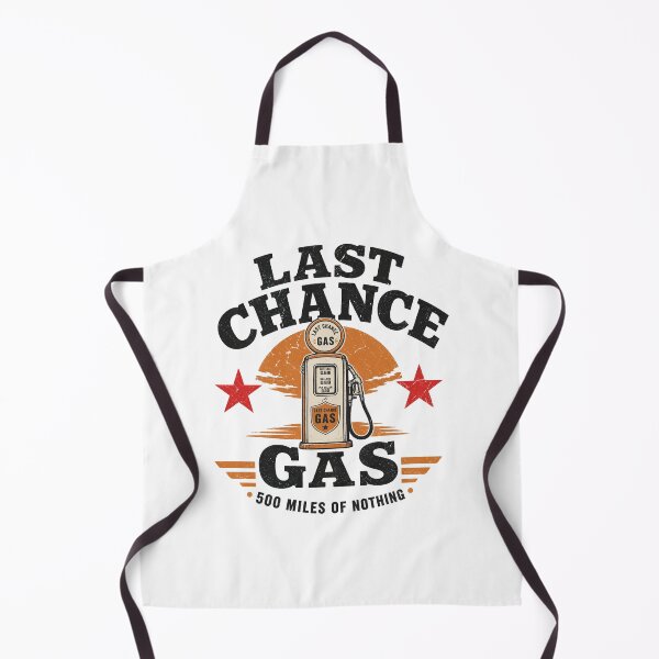 Item preview, Last Chance Gas 500 Miles Of Nothing - Retro Road Trip Design designed and sold by Uglyandcute.