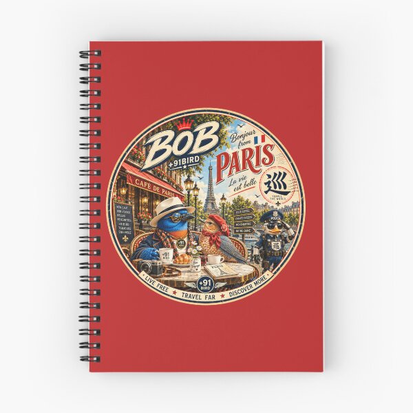 Item preview, BOB in Paris – Vintage French Café Adventure | +91BIRD designed and sold by Plus91BIRD.