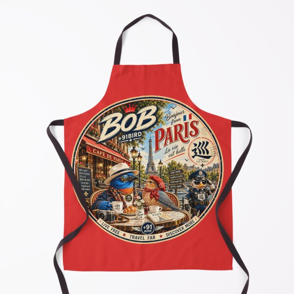 Item preview, BOB in Paris – Vintage French Café Adventure | +91BIRD designed and sold by Plus91BIRD.