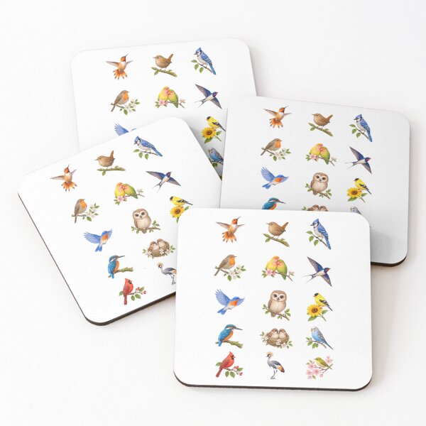 Item preview, Vintage Watercolor Realistic Bird Illustration Collection for Nature Crafts and Stickers designed and sold by Rehnair.