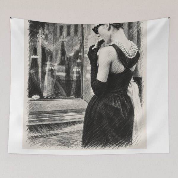 Item preview, Breakfast at Tiffany's Movie Poster designed and sold by Quiet Sun.