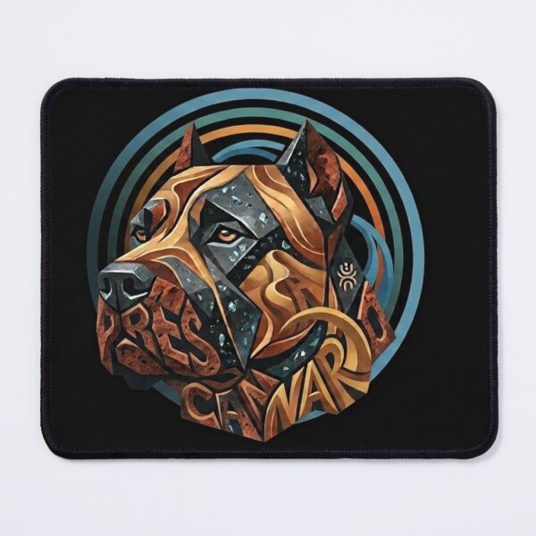 Item preview, Vintage Presa Canario Retro Portrait Emblem - Canarian Dog Sticker designed and sold by EfectoCreativo.