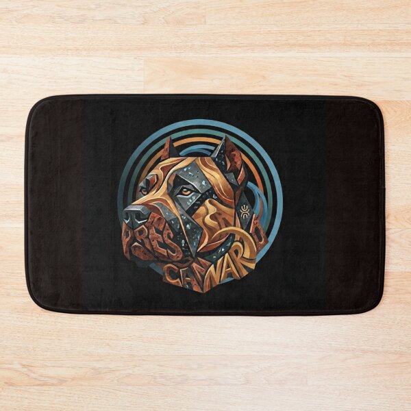 Item preview, Vintage Presa Canario Retro Portrait Emblem - Canarian Dog Sticker designed and sold by EfectoCreativo.