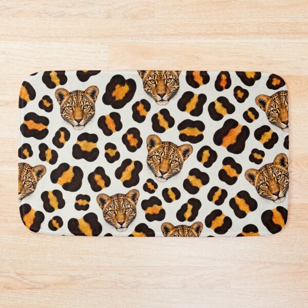 Item preview, Small Leopard Rosettes and Head Pattern designed and sold by annenambiro.