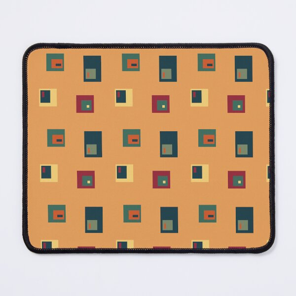 Item preview, Retro Bauhaus Quadrants Terracotta designed and sold by Qousqoza7.