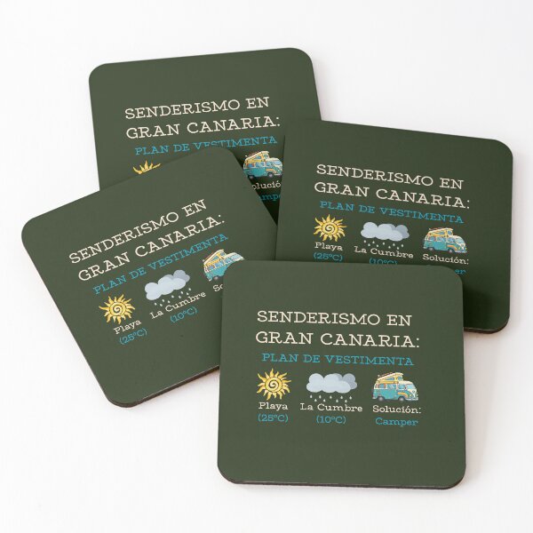 Item preview, Gran Canaria Hiking Campervan Funny Quote - Hiking in Gran Canaria Sticker designed and sold by EfectoCreativo.