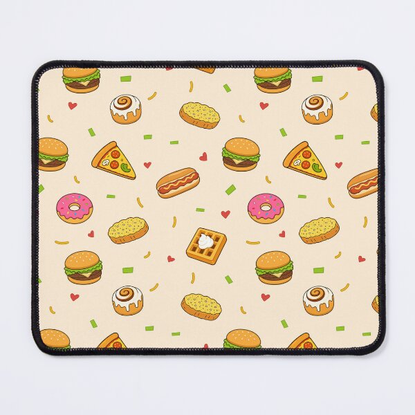 Item preview, Cute Fast Food Seamless Pattern designed and sold by teeperfect.