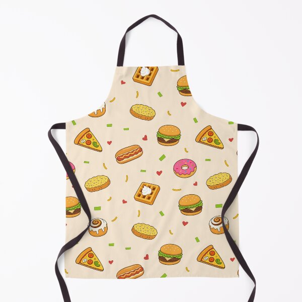 Item preview, Cute Fast Food Seamless Pattern designed and sold by teeperfect.