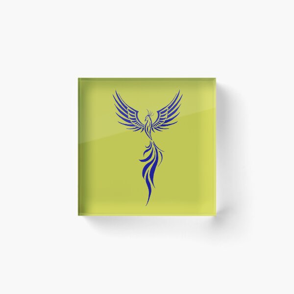 Item preview, Majestic Blue Rising Phoenix Firebird Graphic designed and sold by URSM.