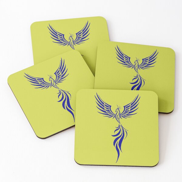 Item preview, Majestic Blue Rising Phoenix Firebird Graphic designed and sold by URSM.