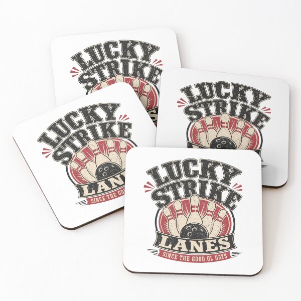 Item preview, Lucky Strike Lanes - Retro Bowling Badge Design designed and sold by Uglyandcute.