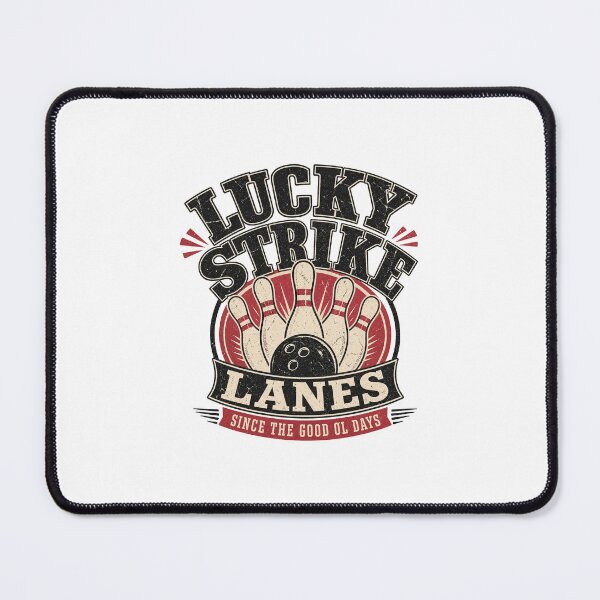 Item preview, Lucky Strike Lanes - Retro Bowling Badge Design designed and sold by Uglyandcute.