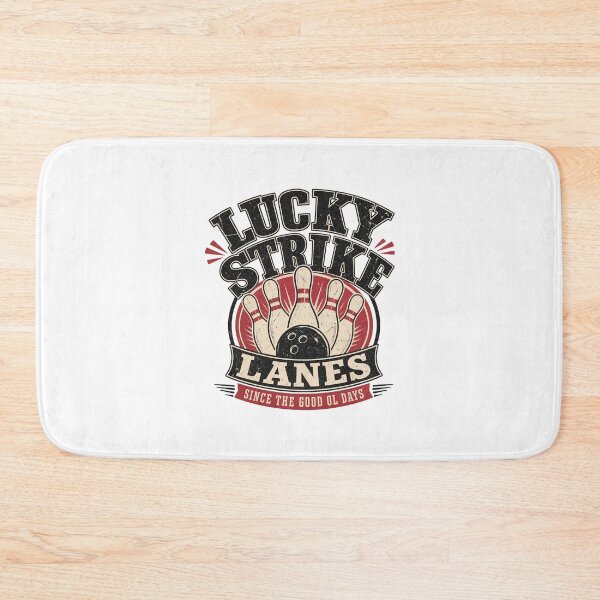 Item preview, Lucky Strike Lanes - Retro Bowling Badge Design designed and sold by Uglyandcute.
