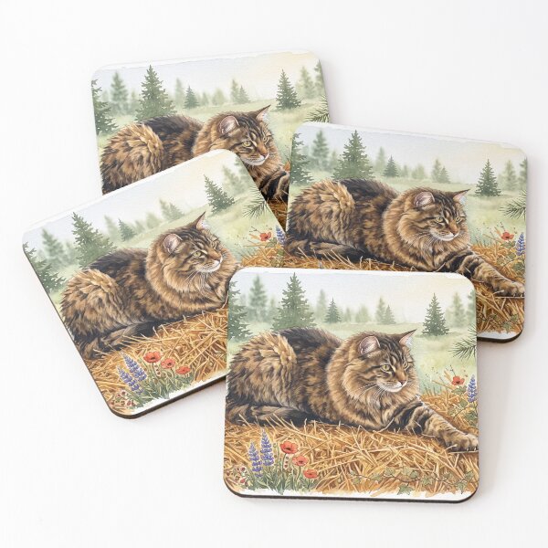 Item preview, Nari my Cat in a Forest Meadow designed and sold by CentauriArt.