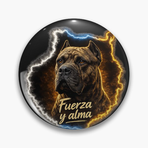 Item preview, Presa Canario Gran Canaria Strength and Soul Map Emblem - Dog Sticker designed and sold by EfectoCreativo.