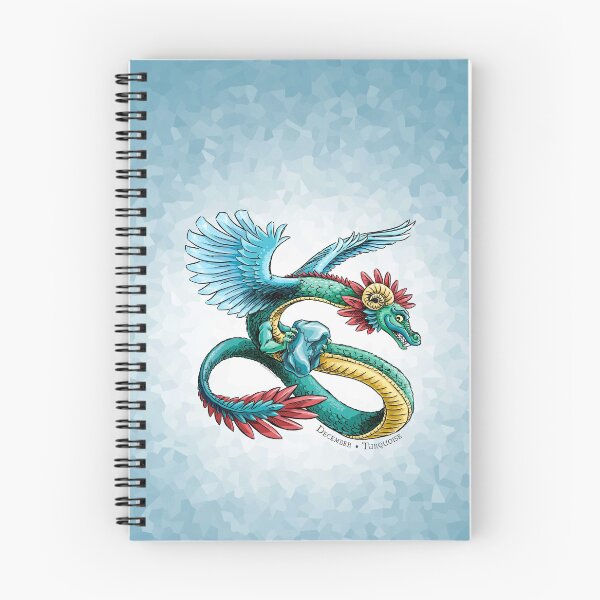 Item preview, Birthstone Dragon: December Turquoise Illustration designed and sold by stephsmith.