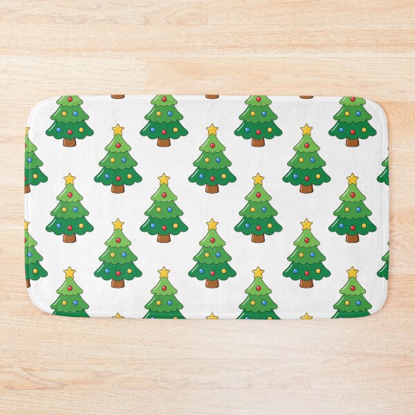 Item preview, Christmas Tree Ornaments Seamless Holiday Pattern designed and sold by teeperfect.