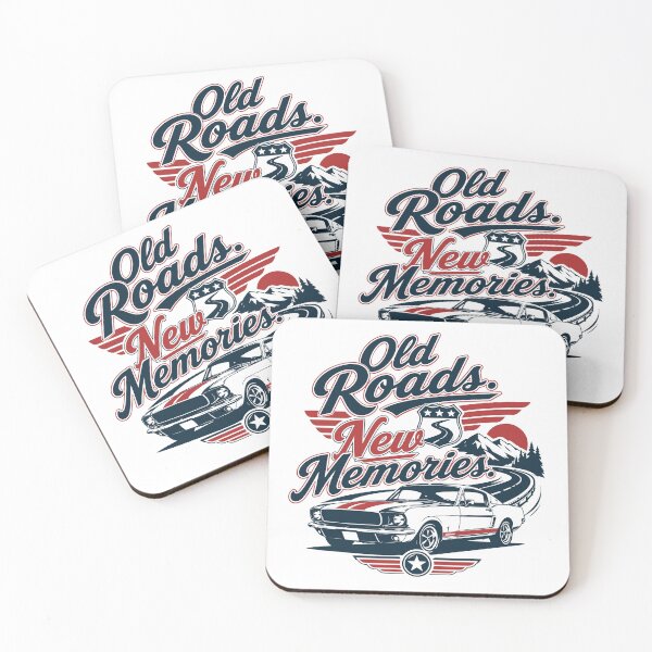 Item preview, Old Roads New Memories - Retro Classic Car Road Trip designed and sold by pickmeupplz.