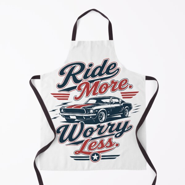 Item preview, Ride More Worry Less - Retro Classic Car Americana designed and sold by pickmeupplz.