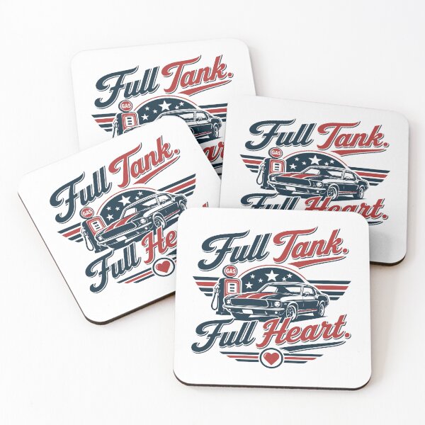 Item preview, Full Tank Full Heart - Retro Classic Car Automotive designed and sold by pickmeupplz.