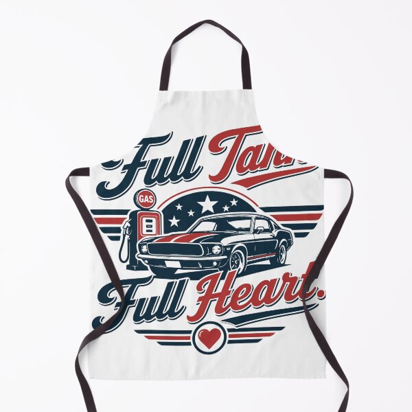 Item preview, Full Tank Full Heart - Retro Classic Car Automotive designed and sold by pickmeupplz.