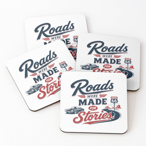 Item preview, Roads Were Made for Stories - Retro Classic Car Americana designed and sold by pickmeupplz.