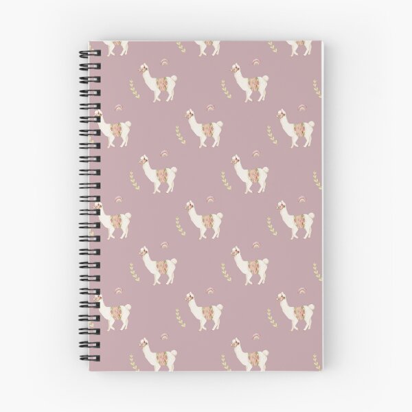 Item preview, Sweet Watercolor Llama with Pastel Rainbow Dusty Pink Pattern designed and sold by svitlaarty.