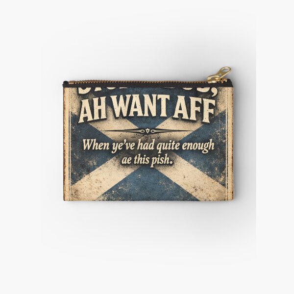 Item preview, Stop the Bus, Ah Want Aff – Funny Scottish Saying designed and sold by Thistleinkart.