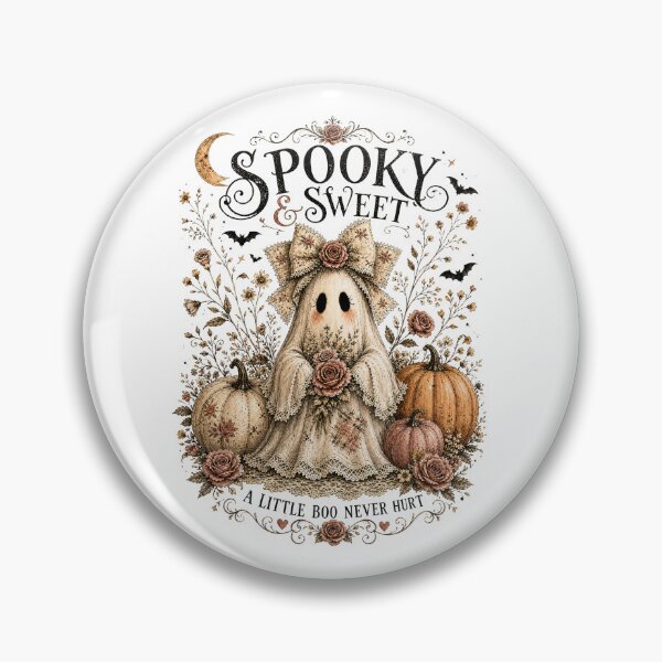Item preview, Vintage Shabby Chic Ghost Floral Halloween Poster Art designed and sold by Kaikab007.