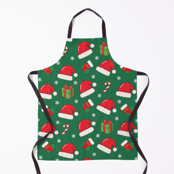 Item preview, Santa Hat Christmas Gift Seamless Pattern designed and sold by teeperfect.