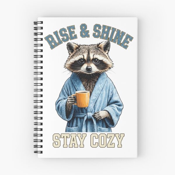 Item preview, Morning Raccoon with Coffee designed and sold by Arhangeleo.