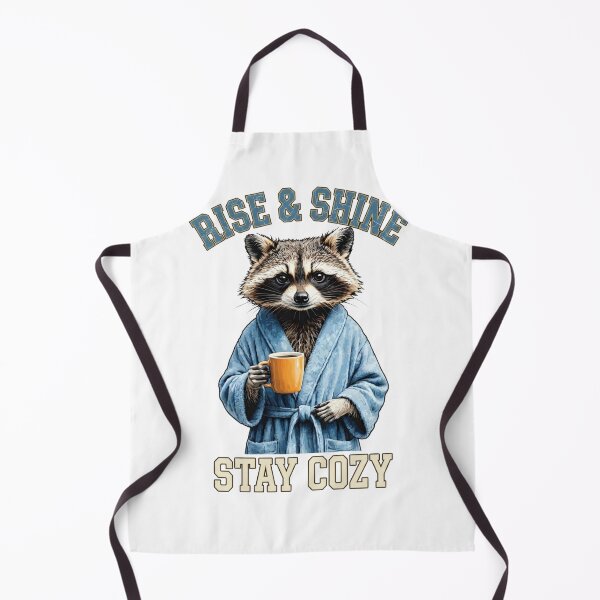 Item preview, Morning Raccoon with Coffee designed and sold by Arhangeleo.