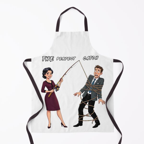 Item preview, Funny Wedding Catch - Cute Couple Fishing Illustration designed and sold by Addy77shop.