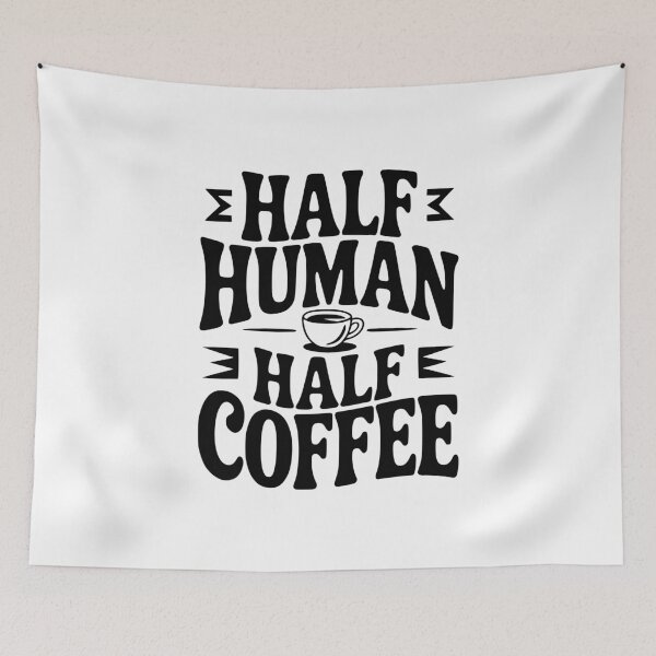 Item preview, Half Human Half Coffee designed and sold by Frank Ring.