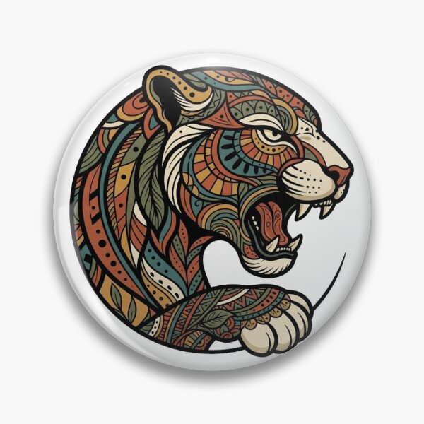 Item preview, ​Traditional Panther Tattoo Art Graphic Tee | American Traditional Wild Cat Minimalist T-Shirt designed and sold by BS Creations.