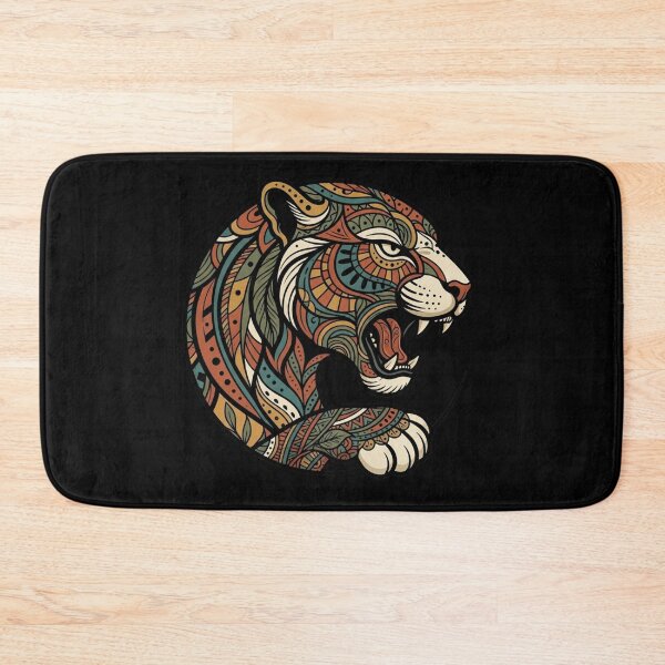 Item preview, ​Traditional Panther Tattoo Art Graphic Tee | American Traditional Wild Cat Minimalist T-Shirt designed and sold by BS Creations.
