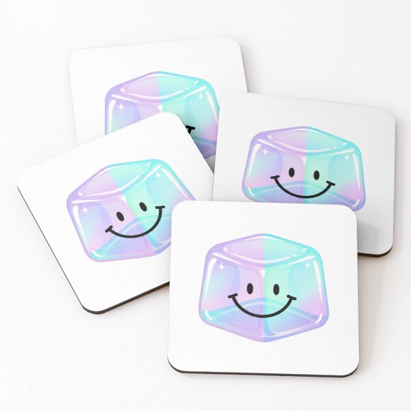Item preview, Cute Glossy Smiley Cube designed and sold by Denim Art Studio.