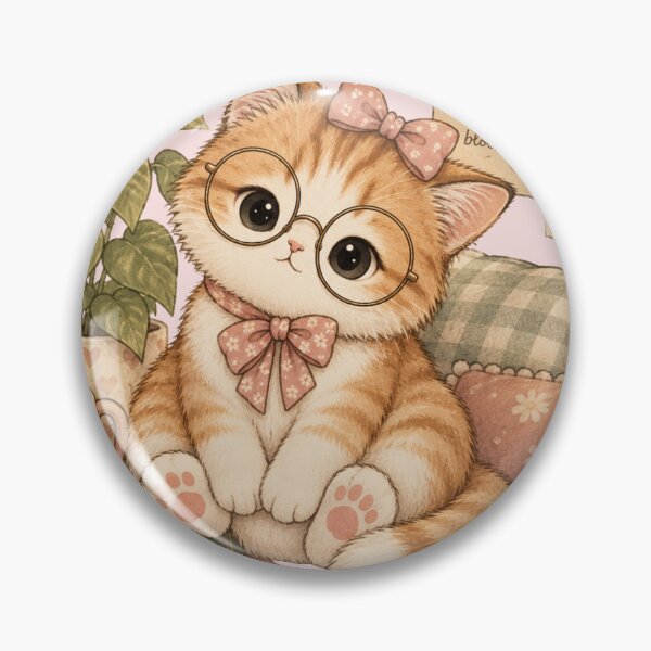 Item preview, Cute Kitten With Glasses Take Time To Bloom Cat Naps Books designed and sold by Artemis & Woven Collective.