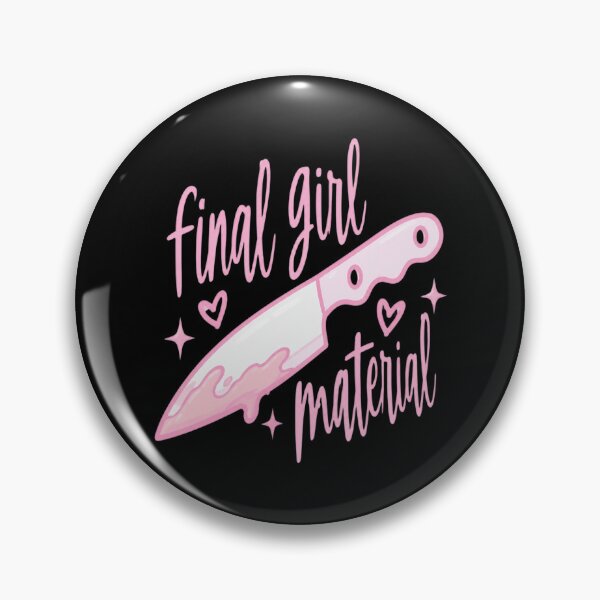Item preview, Cute Pink Final Girl Scream Queen Horror Movie designed and sold by AvaLawley.