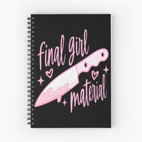 Item preview, Cute Pink Final Girl Scream Queen Horror Movie designed and sold by AvaLawley.