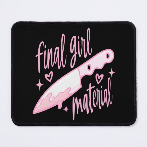 Item preview, Cute Pink Final Girl Scream Queen Horror Movie designed and sold by AvaLawley.