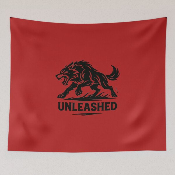 Item preview, Unleashed Angry Wolf Silhouette designed and sold by MarCinu Art.