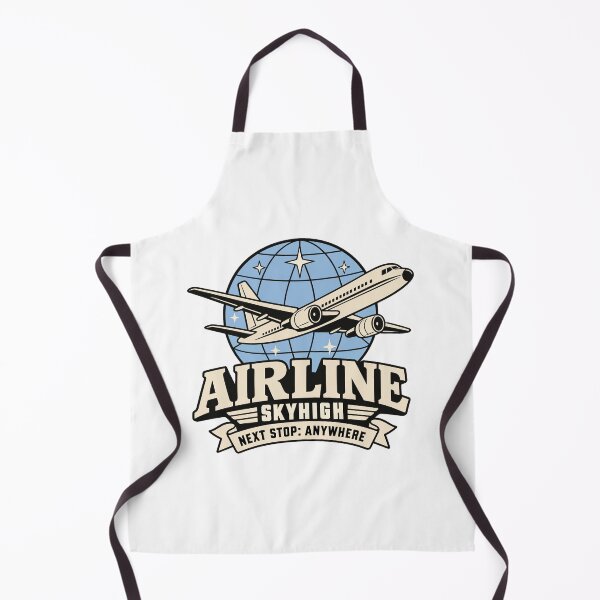 Item preview, Airline Skyhigh Next Stop Anywhere - Retro Travel Badge Design designed and sold by ElKesslassy Daniel.