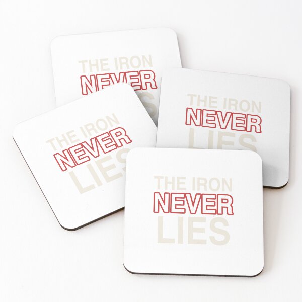 Item preview, The Iron Never Lies - Powerlifting Quote designed and sold by KLIFT.