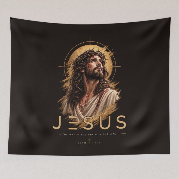 Item preview, Jesus Christ – The Way, The Truth and The Life designed and sold by Infinitee8hirts.