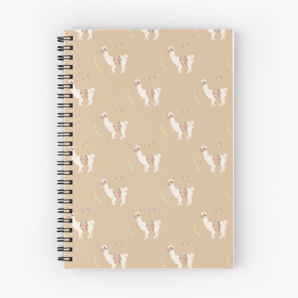 Item preview, Sweet Watercolor Llama with Pastel Rainbow Sand Beige Pattern designed and sold by svitlaarty.