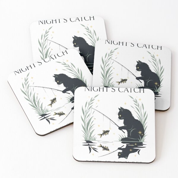 Item preview, Night Fishing Cat designed and sold by Arhangeleo.