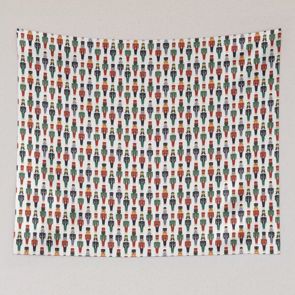 Item preview, Christmas Nutcracker Cats Holiday Pattern designed and sold by Qualali Studio.